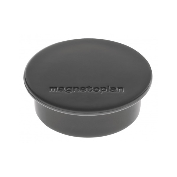 Магниты круглые 40/2.2 черные Magnetoplan Discofix Color Black Set (1662012)