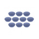 Магниты круглые 34/1.3 синие Magnetoplan Discofix Junior Dark-Blue Set (1662114)