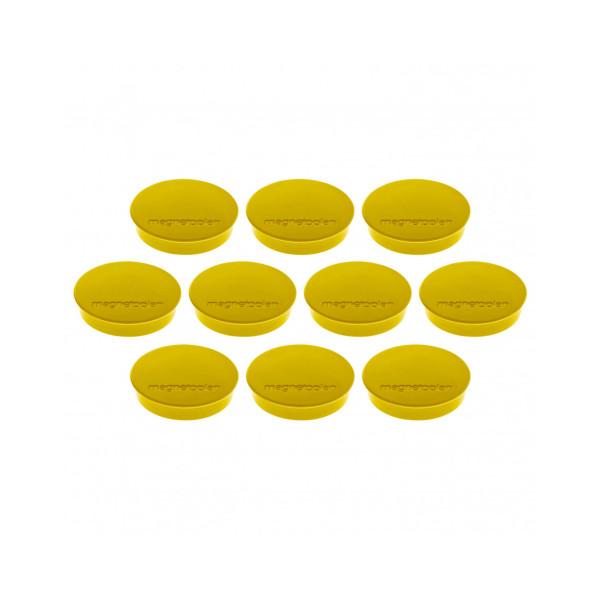 Магниты круглые 30/0.7 желтые Magnetoplan Discofix Standard Yellow Set (1664202)