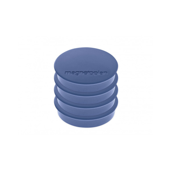 Магниты круглые 30/0.7 блистер синие Magnetoplan Discofix Standard Dark-Blue Set (16642414)
