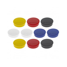 Магниты круглые 24/0.3 разноцветные Magnetoplan Discofix Hobby Assorted Set (1664510)