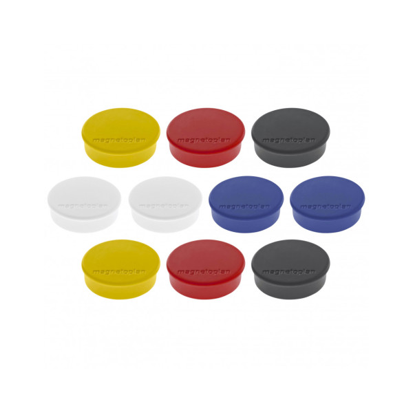 Магниты круглые 24/0.3 разноцветные Magnetoplan Discofix Hobby Assorted Set (1664510)