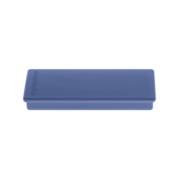 Магниты прямоугольные 55x22/1.3 блистер синие Magnetoplan Rechteck Dark-Blue Set (16651414)