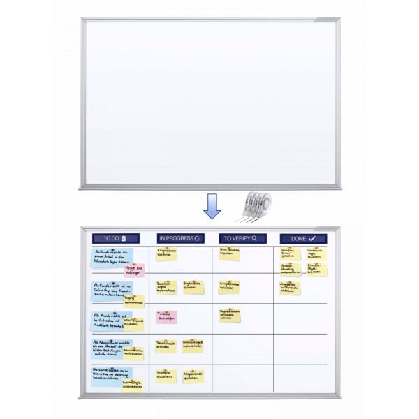 Скотч разметочный 0.8 Magnetoplan Self-adhesive Ribbon Markers Black (40101)