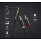 Аудио кабель ORICO 3.5 мм - 2*RCA (AM-MRC1-15-BK-BP)