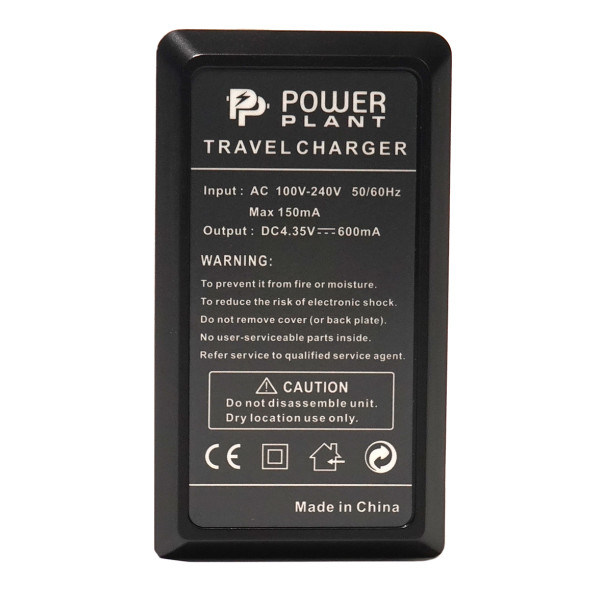 Мережевий зарядний пристрій PowerPlant GoPro AHDBT-501