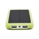 Универсальная cолнечная мобильная батарея PowerPlant/PB-SS002/10000mAh/green