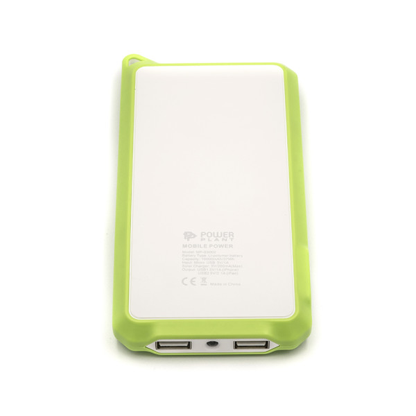 Универсальная cолнечная мобильная батарея PowerPlant/PB-SS002/10000mAh/green