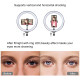 Кольцевая USB LED лампа Puluz PKT3053B 10" + штатив 1.1 м