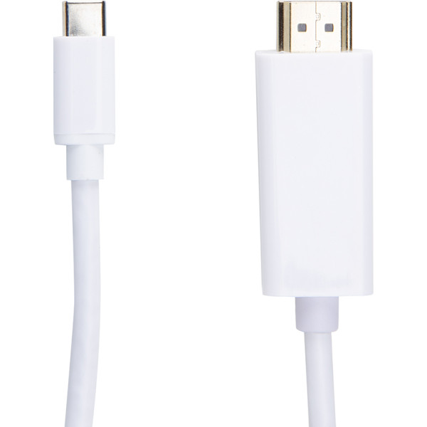 Відеокабель PowerPlant HDMI-штекер - USB Type-C, 1,8 м