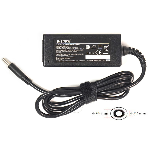 Блок питания для ноутбуков PowerPlant DELL 220V, 19.5V 45W 2.31A (4.5*3.0)