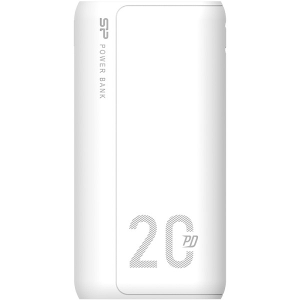 Универсальная мобильная батарея Silicon Power QS15 20000mAh, PD 18W, USB-C, 2xUSB-A QC 3.0, white