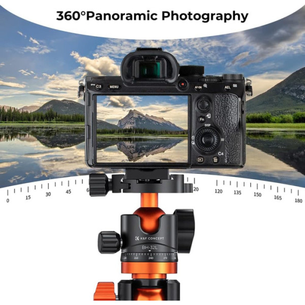 Металлическая шаровая головка для штатива K&F Concept KF31.042V1 (32 мм) (KF31.042V1)