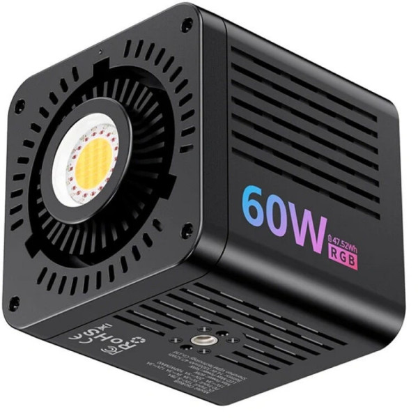 Постоянный свет на аккумуляторе 60Вт RGB COB CRI 95+ 2500-6500К Ulanzi C60RGB