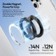 Держатель Ulanzi MA02 MagLock Dual Magnetic Phone Stand(Black)
