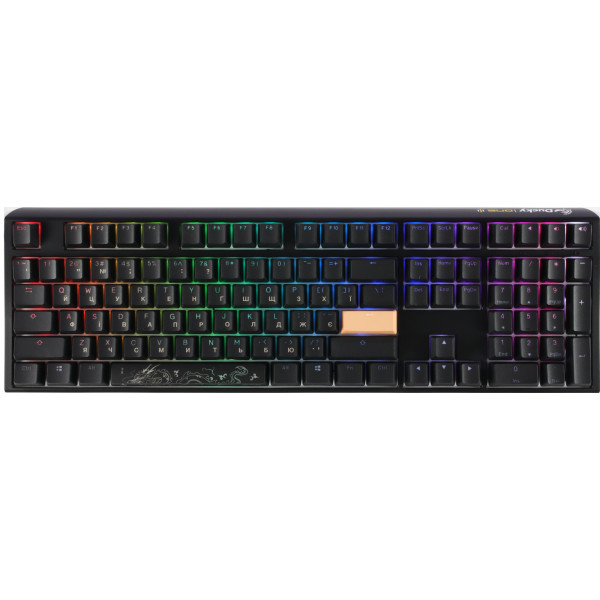Механічна клавіатура Ducky One 3 Cherry MX Speed silver RGB Black UA