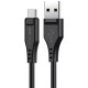 Кабель ACEFAST C3-04 USB до Type-C 3 А, 1,2 м, TPE, TPE-конектори, чорний