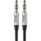 Аудіо-кабель Baseus Yiven Audio Cable M30 1,5 м Сріблясто-чорний