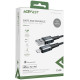 Кабель ACEFAST C1-02 USB to iP 2.4A, 1.2m, nylon, aluminum connectors, Gray