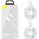 Кабель Baseus Simple Wisdom Data Cable Kit USB to iP PD 20W (2PCS/Set）1.5m White