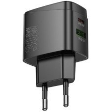 Зарядное устройство Hoco CS61A Bright QC3.0 PD 30W Black (6942007638425)