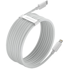 Кабель Baseus Simple Wisdom Data Cable Kit USB до iP PD 20 Вт (2 шт/набір) 1,5 м білий