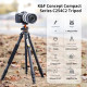 Штатив карбоновый K&F Concept A254C4+BH-35L, max 15кг, h 177см (KF09.098)