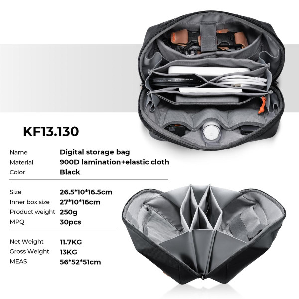 Сумка органайзер K&F Concept вологостійка (KF13.130)