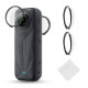 Захисні накладки на об’єктив K&F Concept для Insta360 X5 із загартованого оптичного скла з багатошаровим покриттям (KF31.185)