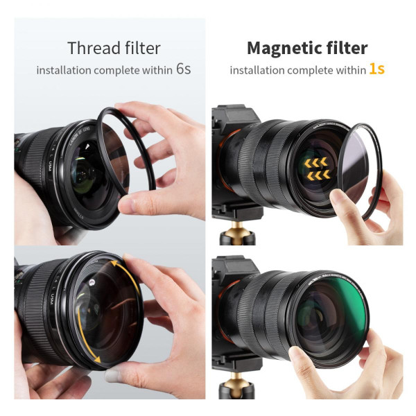 Светофильтр магнитный K&F Concept 49 мм,NANO-X-1/4 Black Mist (SKU.1816)
