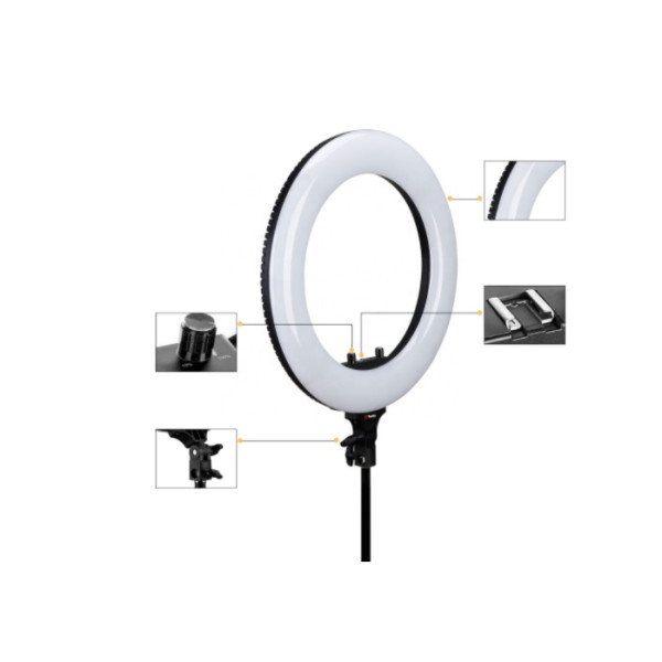 Комплект кільцевого LED світла Tolifo R-48B Lite (without batteries)