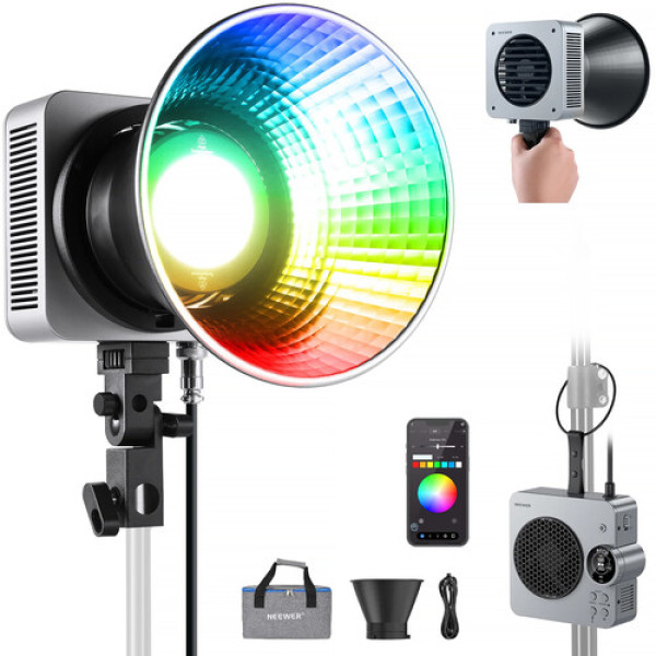 Портативный свет Neewer HS200C 280W RGB LED Video Light для мобильной студийной съемки (HS200C)
