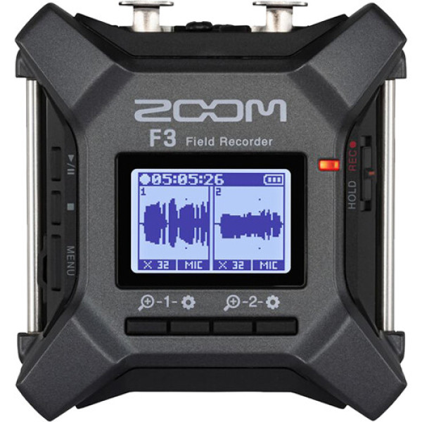 Портативный полевой рекордер Zoom F3 с 2 входами и 2 дорожками