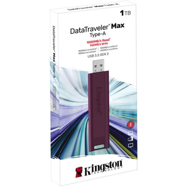 Флеш-накопичувач Kingston USB 3.2 Gen 2 Type A DT Max 1TB Red