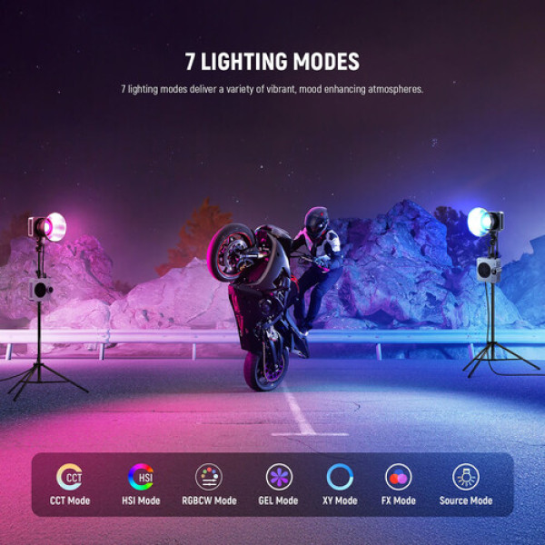 Портативный свет Neewer HS200C 280W RGB LED Video Light для мобильной студийной съемки (HS200C)