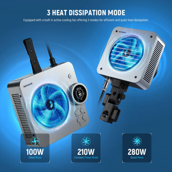 Портативный свет Neewer HS200C 280W RGB LED Video Light для мобильной студийной съемки (HS200C)
