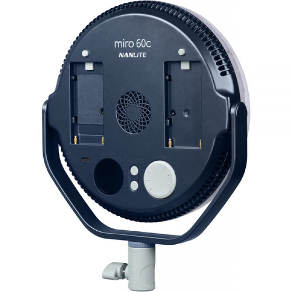 Nanlite miro 60c RGB Round LED панель (Midnight Blue)