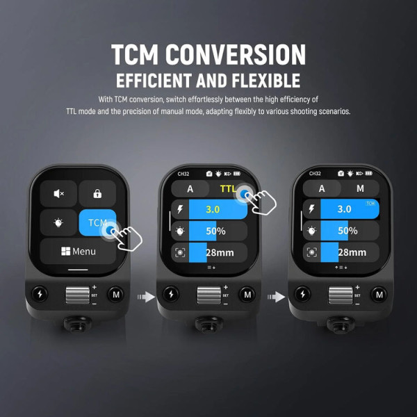 Беспроводной TTL синхронизатор NEEWER QZ-C с сенсорным экраном для Canon