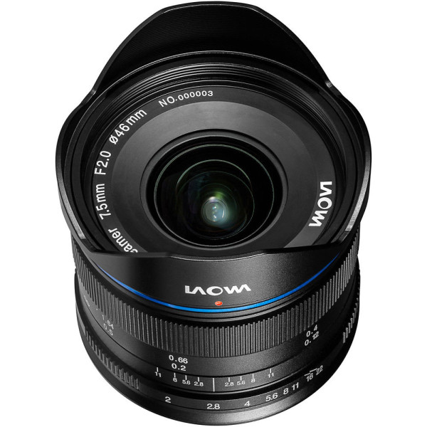 Об'єктив Laowa 7.5mm f/2 MFT (Standard Black)