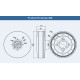 Мотор T-Motor U8 II KV85 12S 916W для мультикоптеров