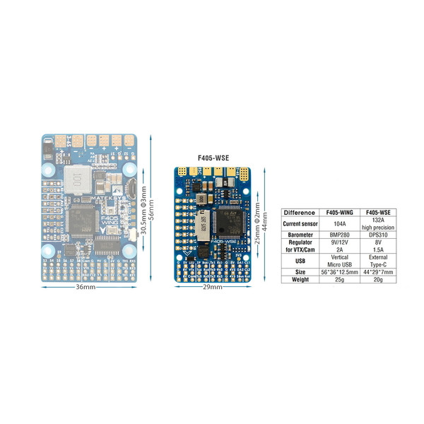 Полетный контроллер Matek F405 WSE