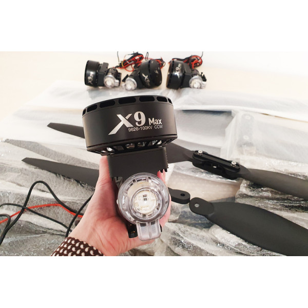 Комбо мотор Hobbywing Xrotor X9 MAX з регулятором та 41" пропелером (CW)