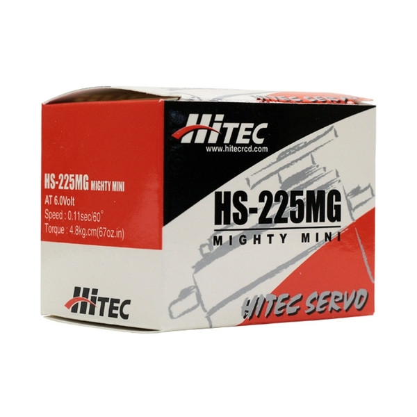 Сервопривод мини 31г Hitec HS-225MG 4.4кг/0.13сек/6.0В аналоговый