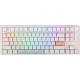 Механічна клавіатура Ducky One 3 TKL Cherry MX Speed silver RGB White UA