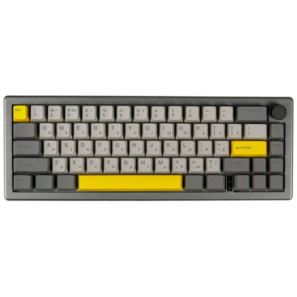 Беспроводная механическая клавиатура EPOMAKER EK68 Flamingo Black (EK68-B-F)