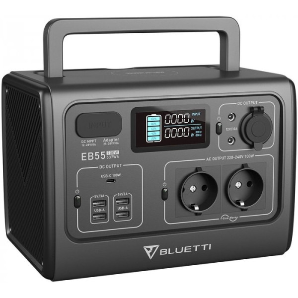 Зарядная станция Bluetti PowerOak EB55 537Wh, 150000mAh, 700W