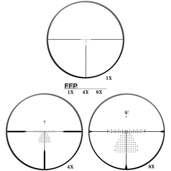 Отический прицел DISCOVERY OPTICS ED 1-8X24 IR 34мм