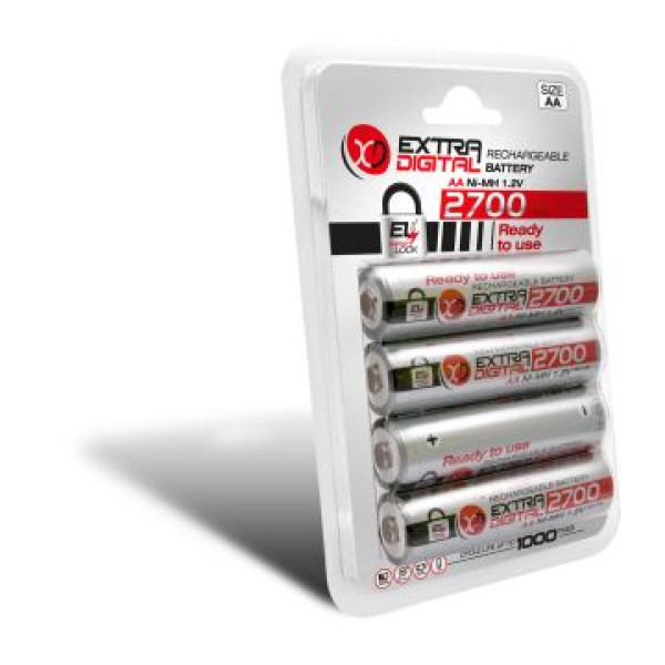 Акумулятори ExtraDigital AA 2700mAh Ni-MH (4шт.)