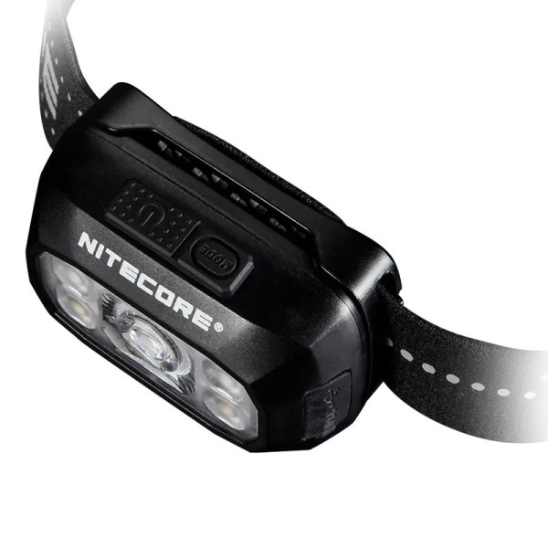 Налобный фонарь Nitecore NU30 2024 (500 люмен, 3 режима, IP68, USB-C), черный