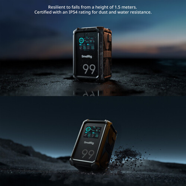 Смарт-батарея V-Mount SmallRig xTouch X99 с сенсорным дисплеем и защитой IP65